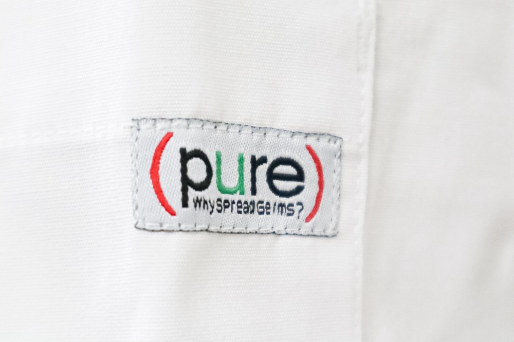 PURE Microbe Shield Technology Treated Labcoat Size Small