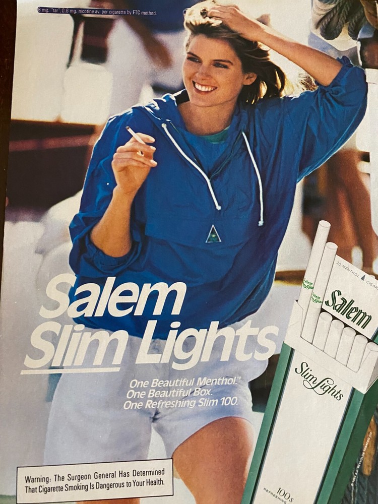 Salem Cigarettes, Full Page Vintage Print Ad