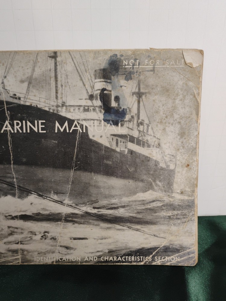 WW2 ONI RESTRICTED Axis Submarine Manual enemy sub operations and uses