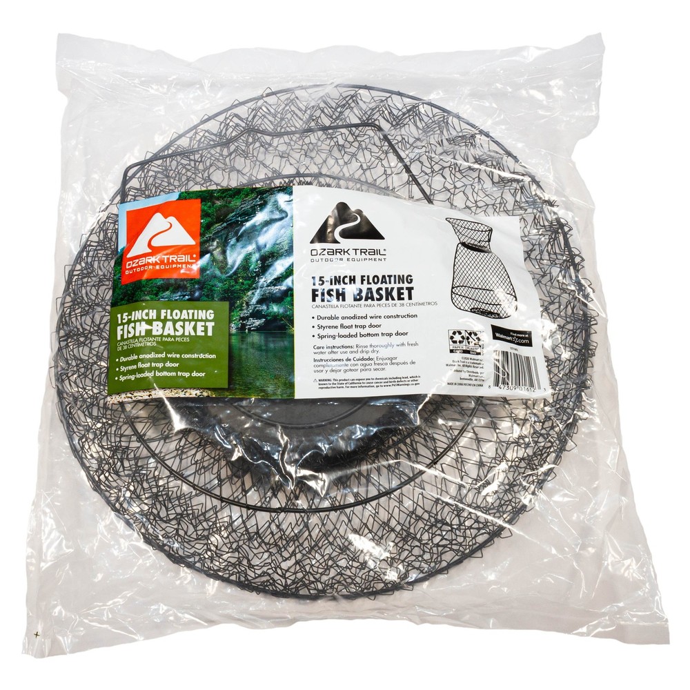 Collapsible Floating Wire Fishing Basket