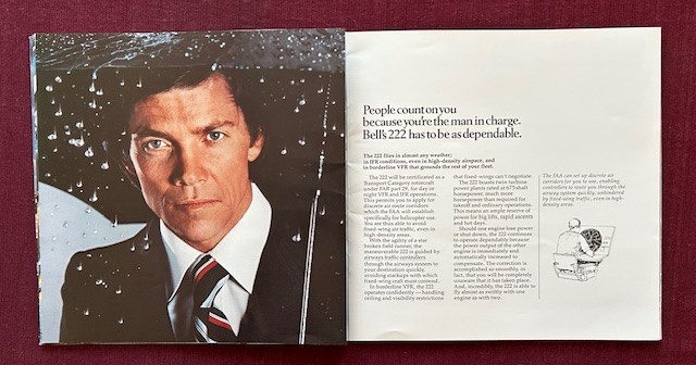 Bell 222 Twin 1977 Brochure