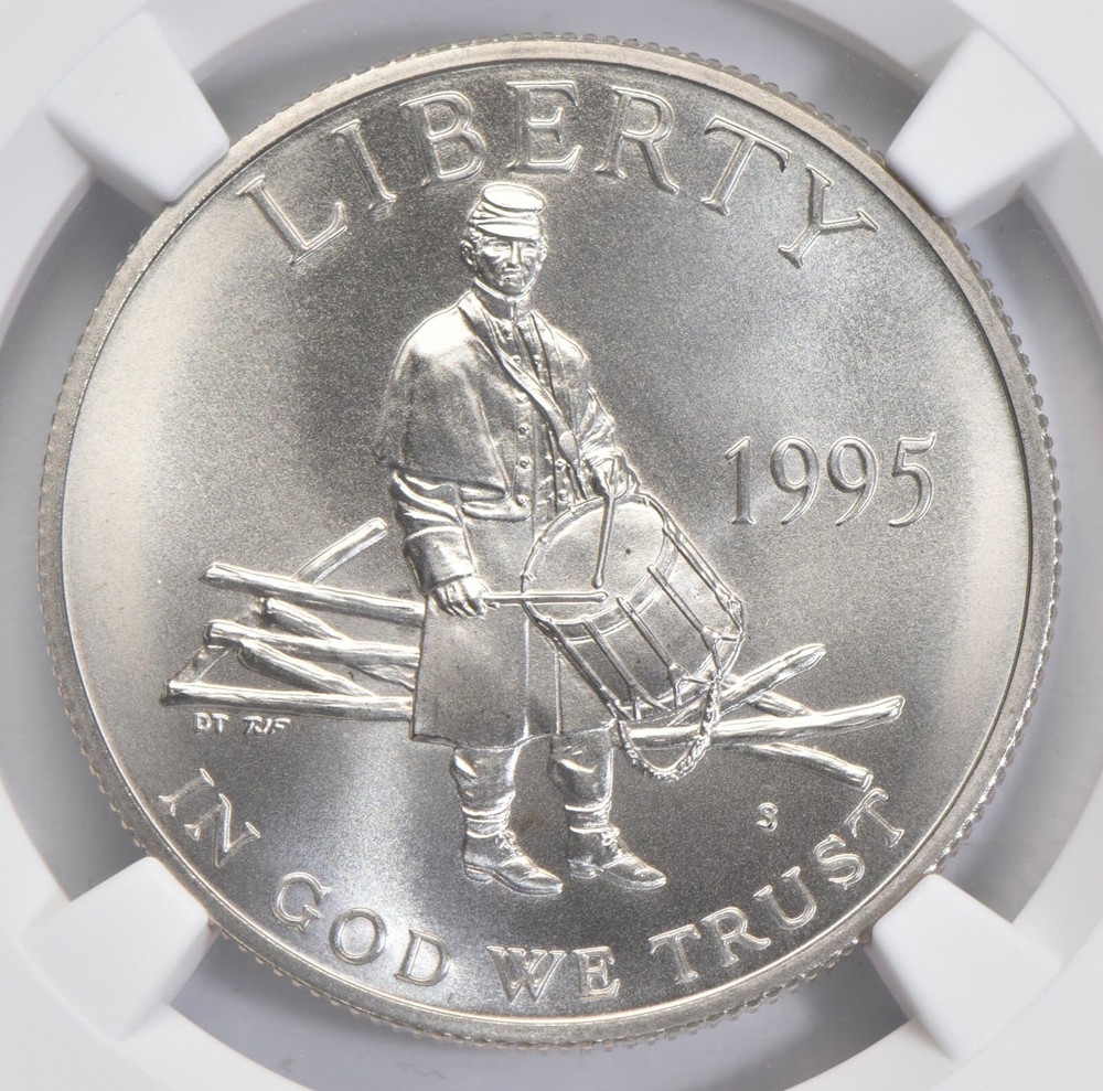 1995-S MS70 Civil War Battlefields Commemorative Half Dollar NGC