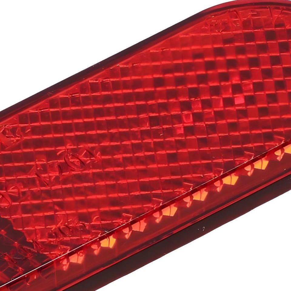 Reflector 95x25mm Red Self Adhesive