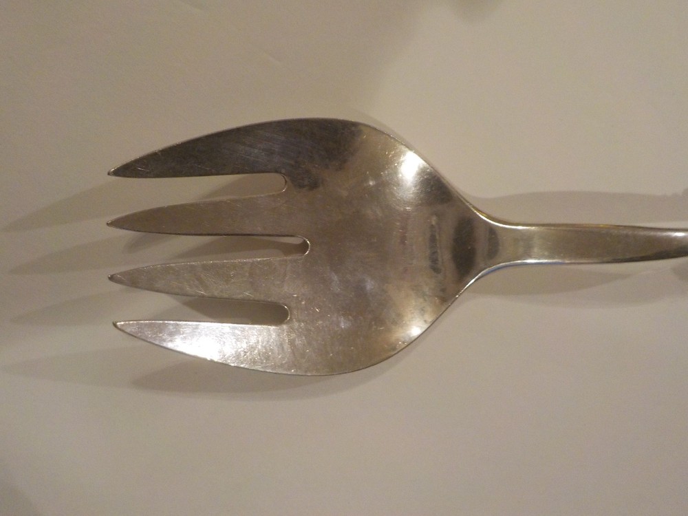 Georg Jensen Denmark BLOSSOM Sterling Silver 8.5" Serving Fork