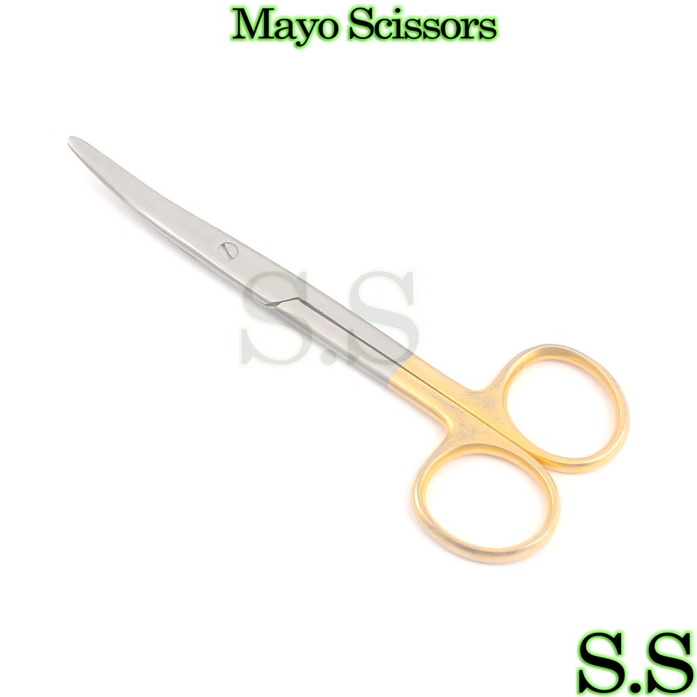 SuperCut Scissors Mayo Surgical Instruments Curved 5.5"