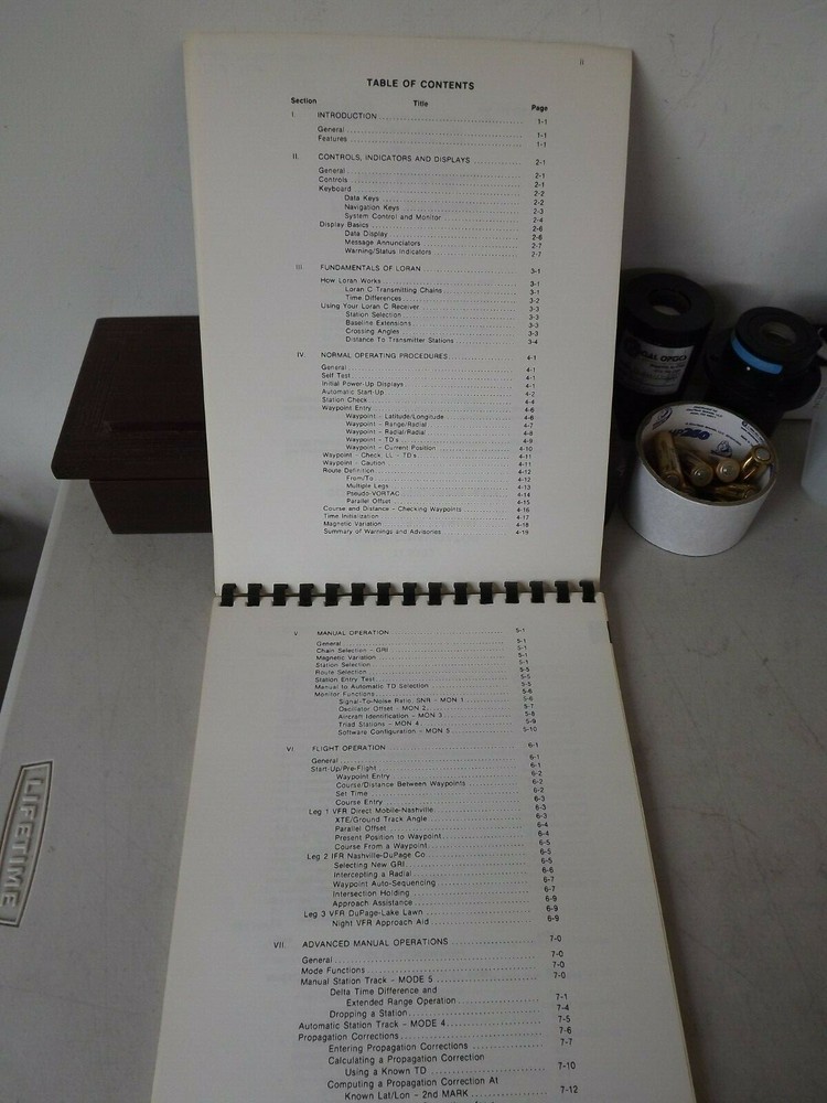 TEXAS INSTRUMENTS TI 9100 LORAN C NAVIGATOR OPERATOR'S MANUAL