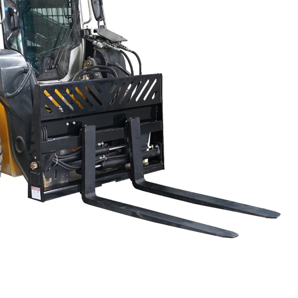 2000kg Quick Tach Hydraulic Pallet Forks Universal Attachment Skid Steer Loader