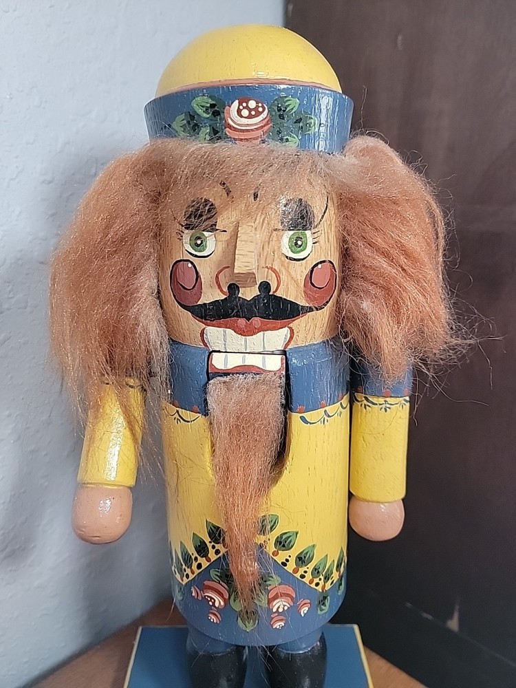 Large Handmade? Nutcracker 1980'S Very Unique