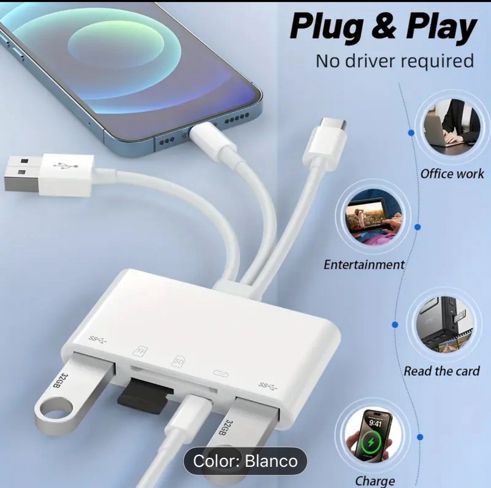 Camera Card Reader for Phone/Tablet