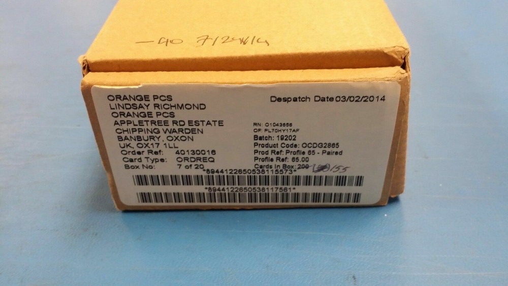 (2 PCS) ORANGE PCS SIM CARD M2M