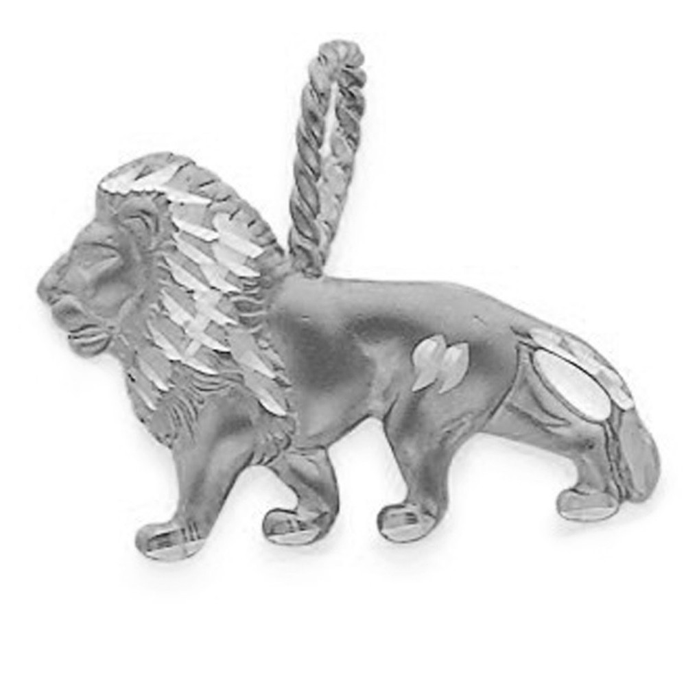 925 Sterling Silver King Lion Pendant