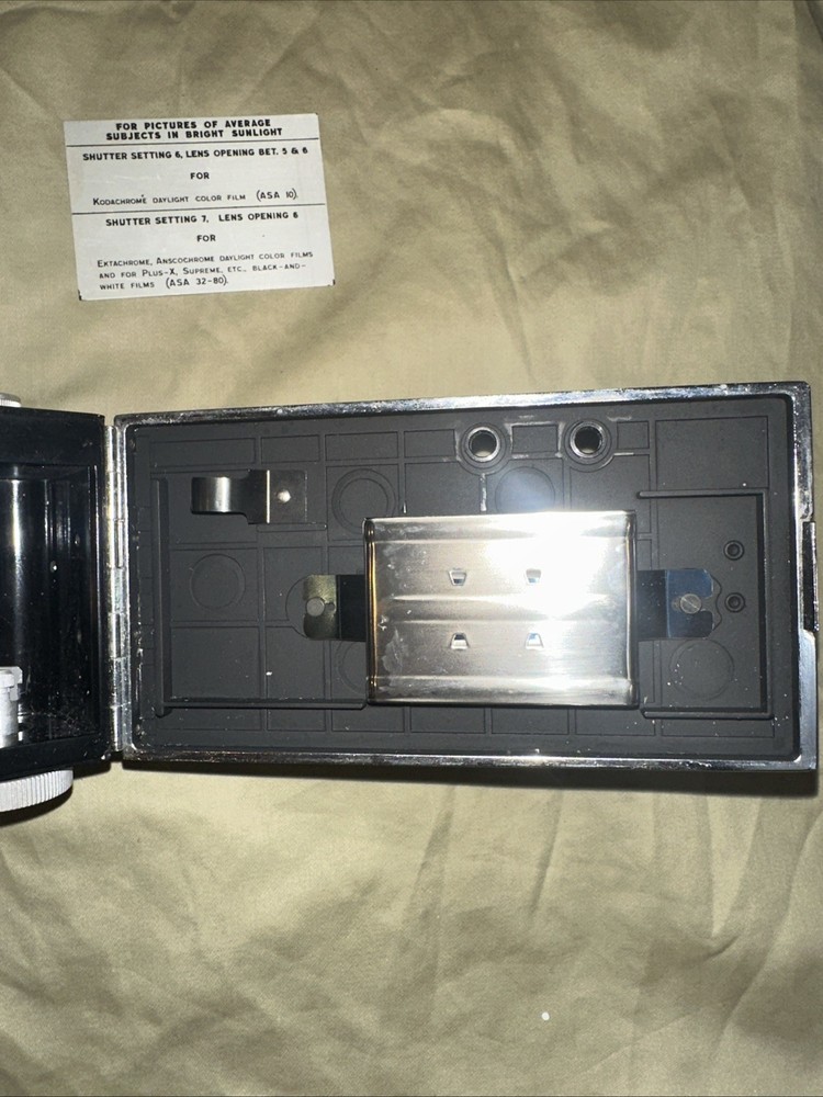 Argus C3 Matchmatic 35mm Rangefinder Camera w/ Case Untested