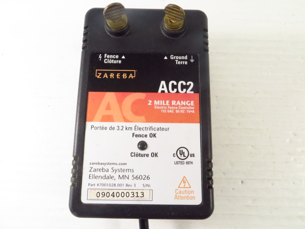 Zareba ACC2 Electric Fence Controller (2 Mile Range)