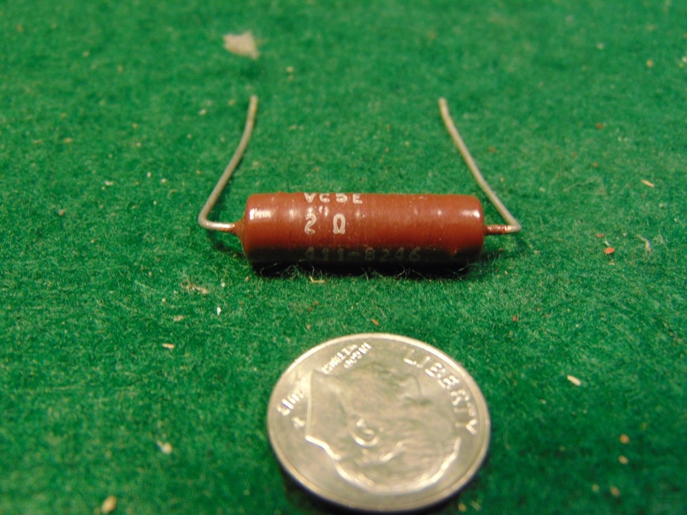 Claro 2 OHM Fixed 5 WATT CERAMIC WIREWOUND RESISTOR NOS