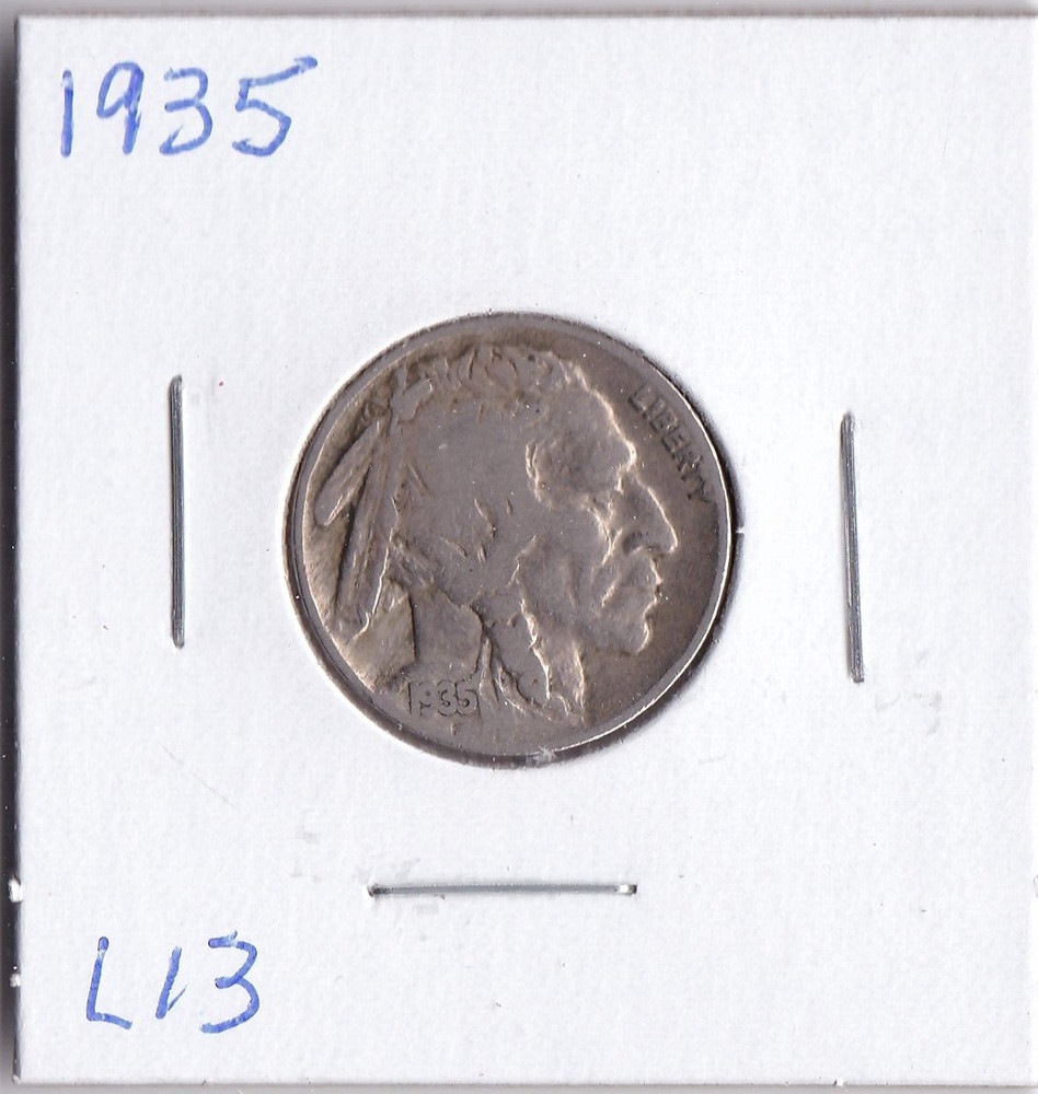 1935 Buffalo Nickel L13