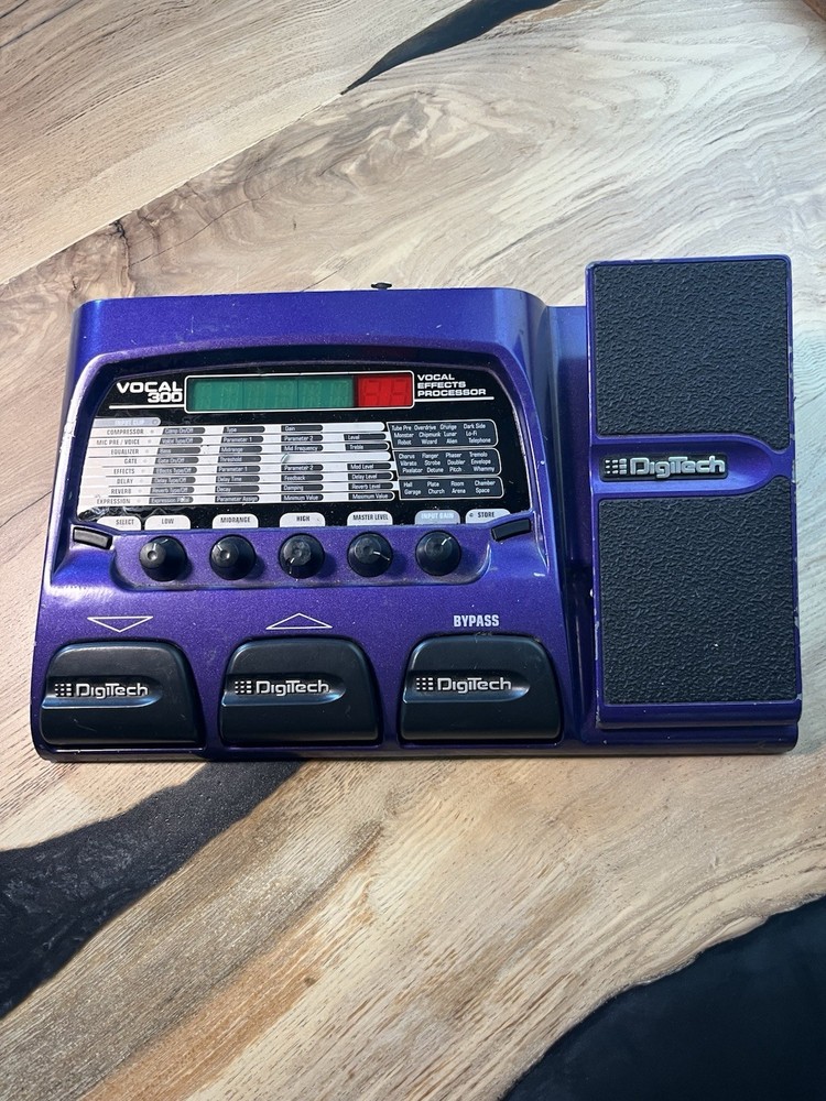 Purple Digitech Vocal 300 Effects Processor Powered By DNA