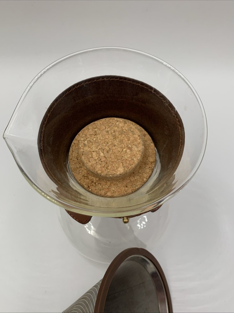 Osaka Premium Pour Over Coffee Maker with Unique Filter & Genuine Leather Collar