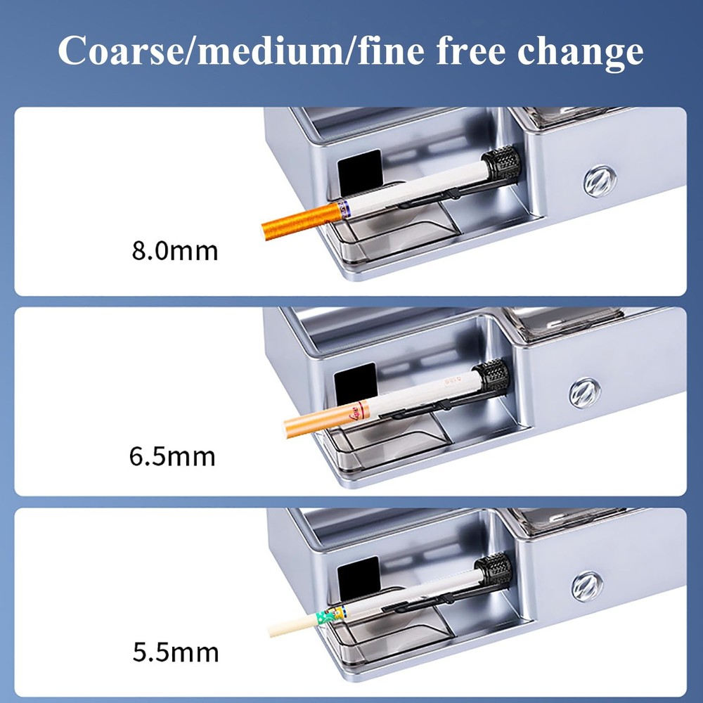 DIY Cigarette Rolling Machine Electric Automatic Tobacco Roller Injector Maker