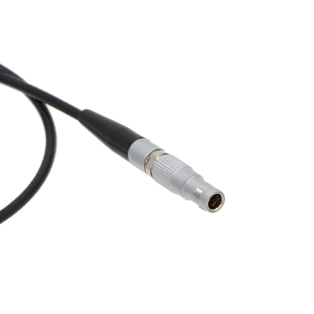 BNC Right Angle to 4 Pin Timecode Input Adapter Cable for Red Epic Scarlet 50cm