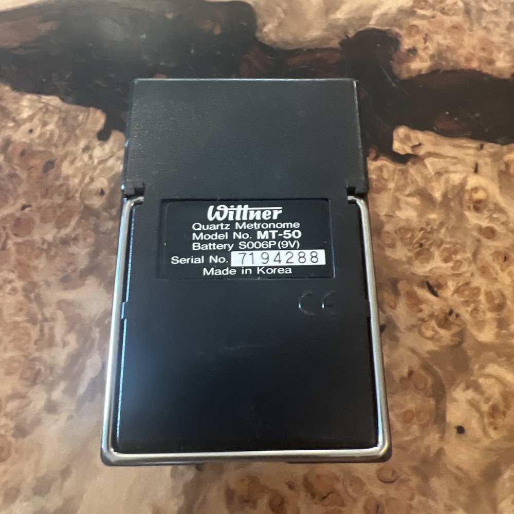 WILLNER MT-50 QUARTZ METRONOME NO EARPIECE