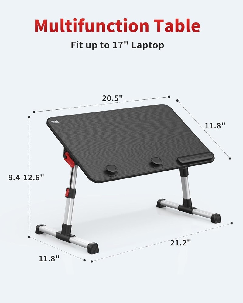 Multifunctional Laptop Table - Portable & Stable Design