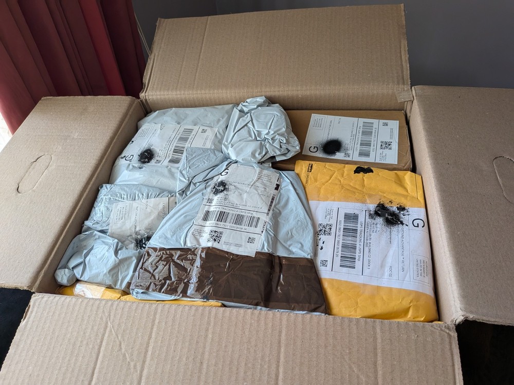 Authentic Unclaimed Mail Party Box READ DESCRIPTION