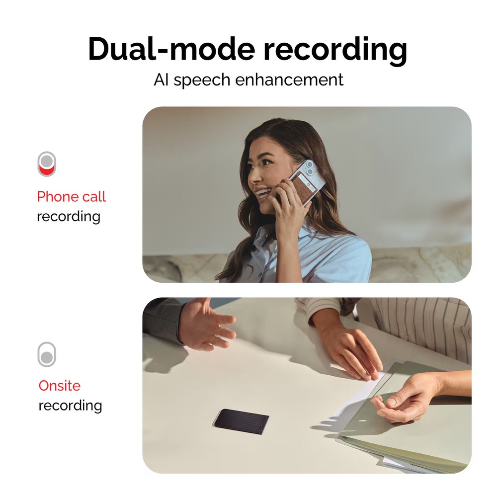 PLAUD - Note Smart AI Voice/Audio Recorder - Silver