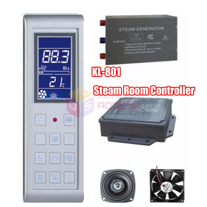 Multi-function KL-801 Steam Room Controller +Fan+ 3KW Generator+Speaker