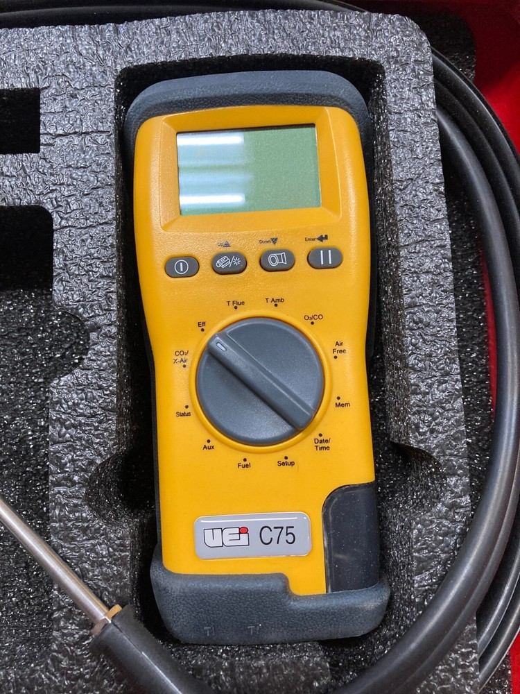 UEI C75 Combustion Analyzer - New and Unused