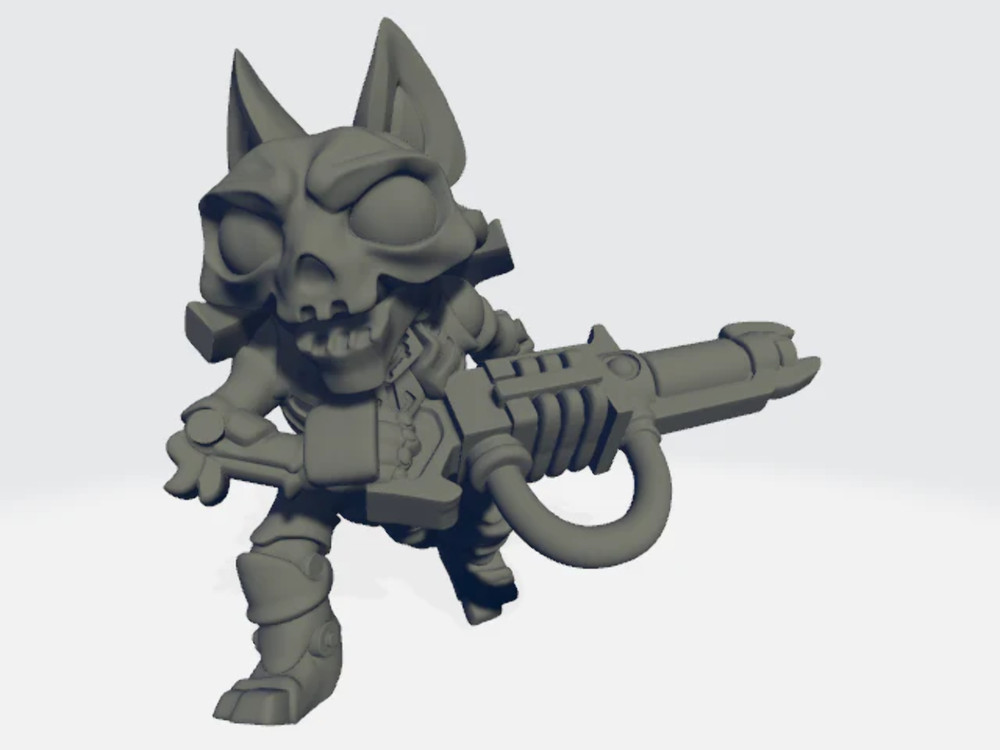 Grimdark Cuteness - Neko Mortal #2