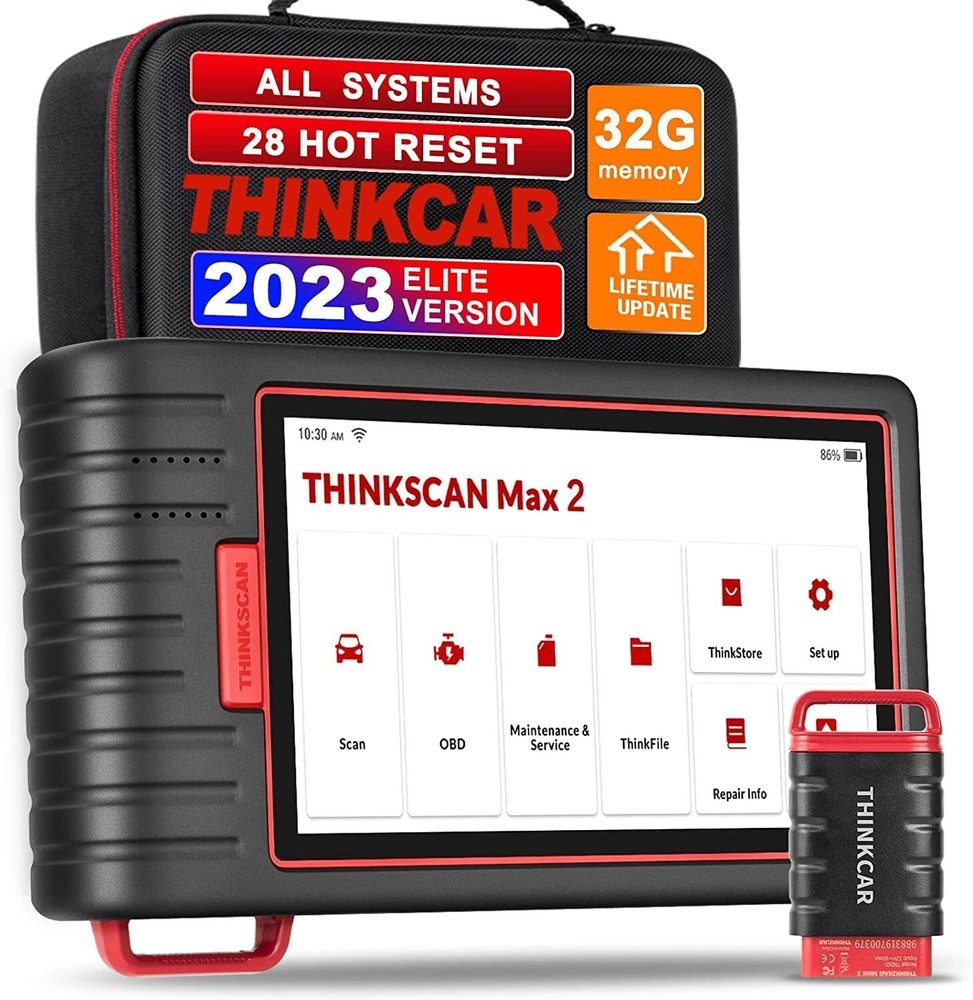 Thinkscan Max 2 Car OBD2 Scanner Diagnostic Tool All System Scanner CANFD For GM