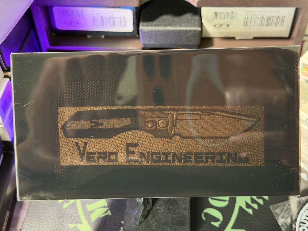 Vero Engineering Synapse XL Blackwashed Titanium Böhler M390 Folding Knife