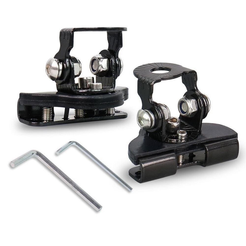 Universal LED Light Bar Mounting Brackets, Adjustable Hood Pillar Mounts,6966