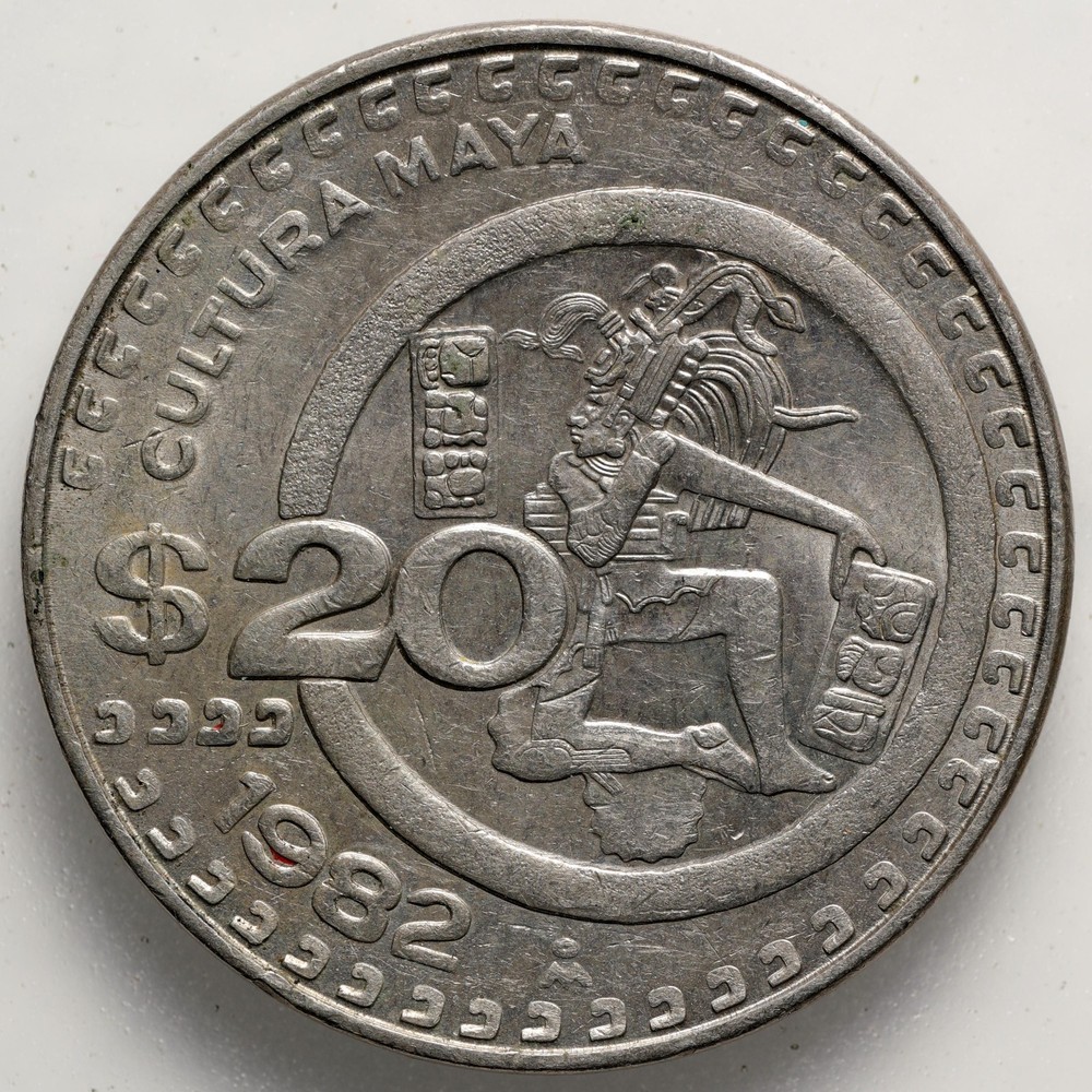 1982-Mo Mexico 20 Pesos