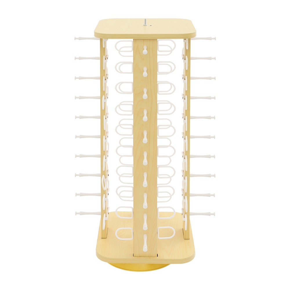 360° Rotatable Eyeglass Display Stand, Modern Sunglasses Organizer