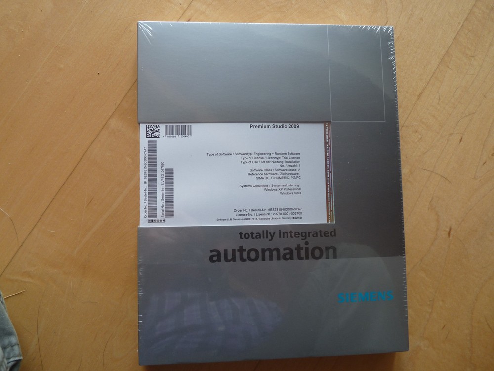 Siemens Premium Studio 2009 WINCC Step7 Simatic Sinumerik SIRIUS HMI
