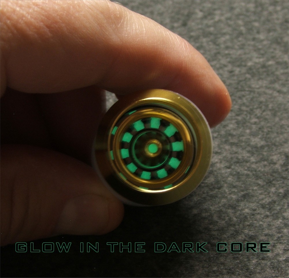 NEW CUSTOM LIGHTSABER BLADE PLUG MECHANICAL DESIGN BRASS MULTI RING GLOW CORE