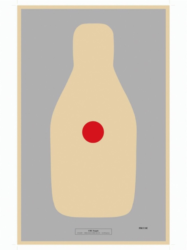 FBI-Q RC (Red Center) (100 Target Pack)