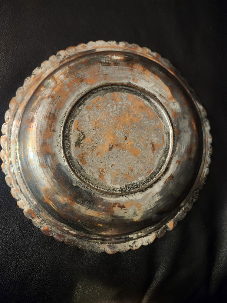 Vintage Turkish Copper Serving Dish