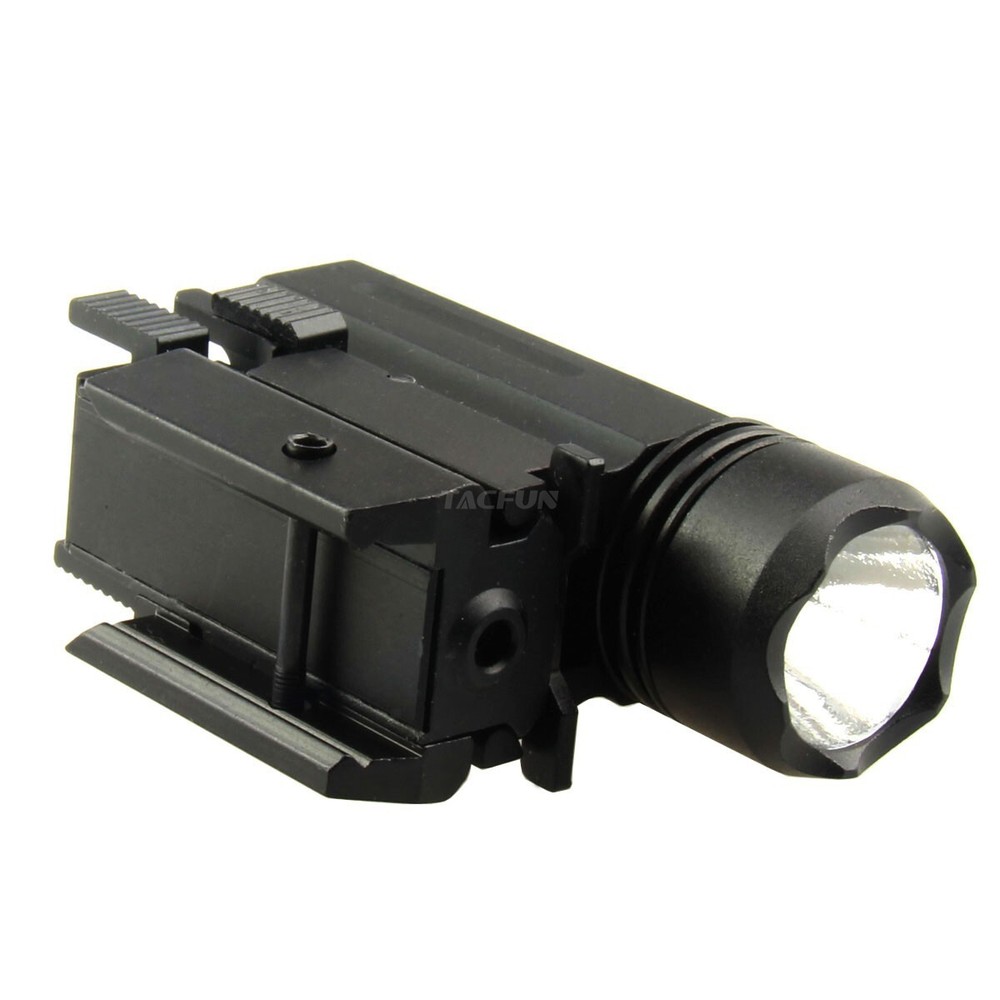 Tactical PSTL Compact Red Laser + QD Quick Release Flash Light Flashlight