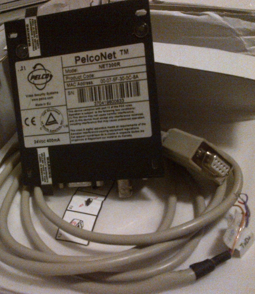 PELCO NET300R PELCO MPEG4 IP VIDEO RECEIVER