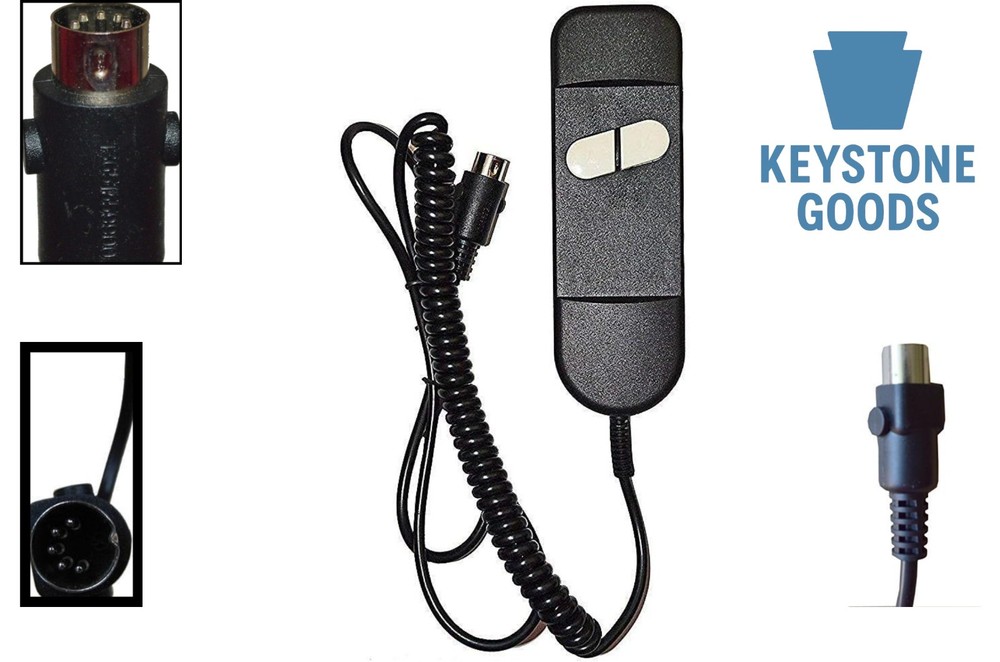 Universal 2-Button Power Recliner Hand Control - 5 Pin Round Connector