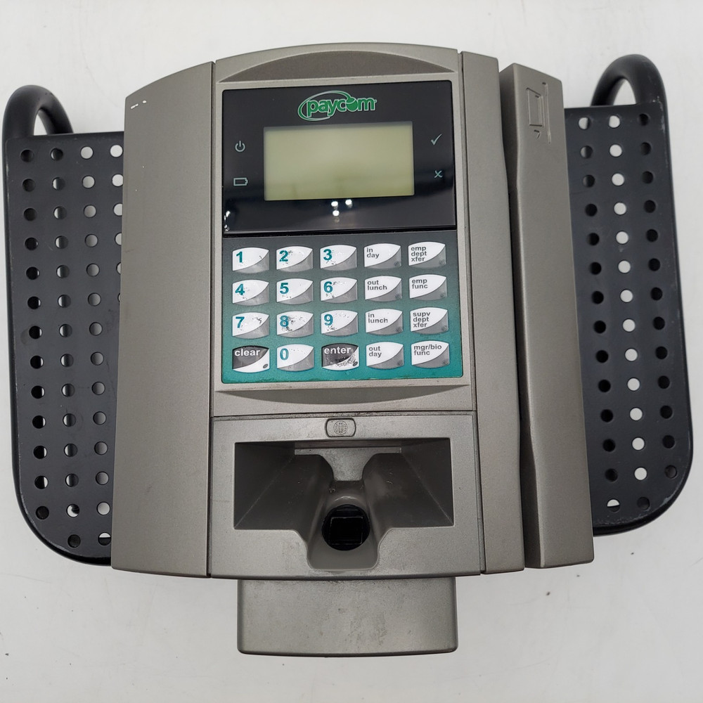 Paycom Time clock Terminal (No Power Cord / Key) Untested