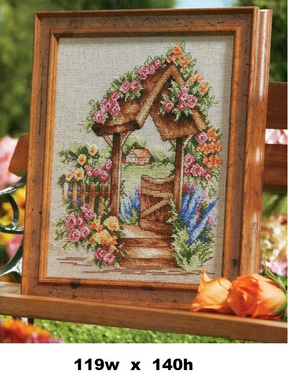 ROSE GARDEN   -  CROSS STITCH PATTERN   GU - PEY