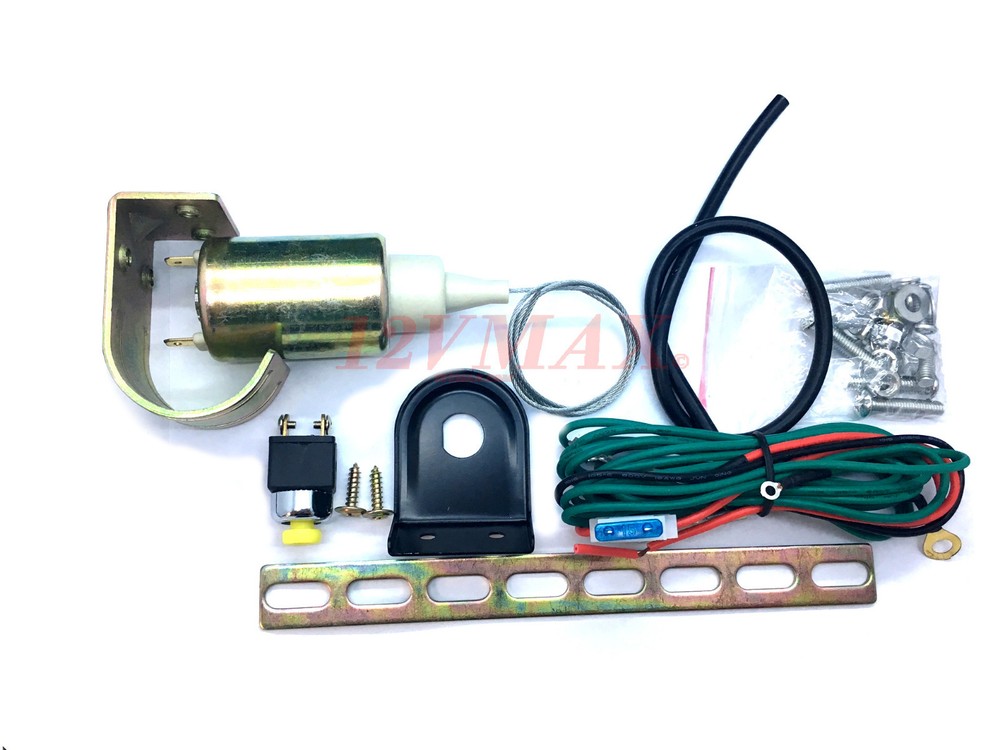 Power Trunk Pop Release Universal Solenoid Kit Wire Puller Rod Motor