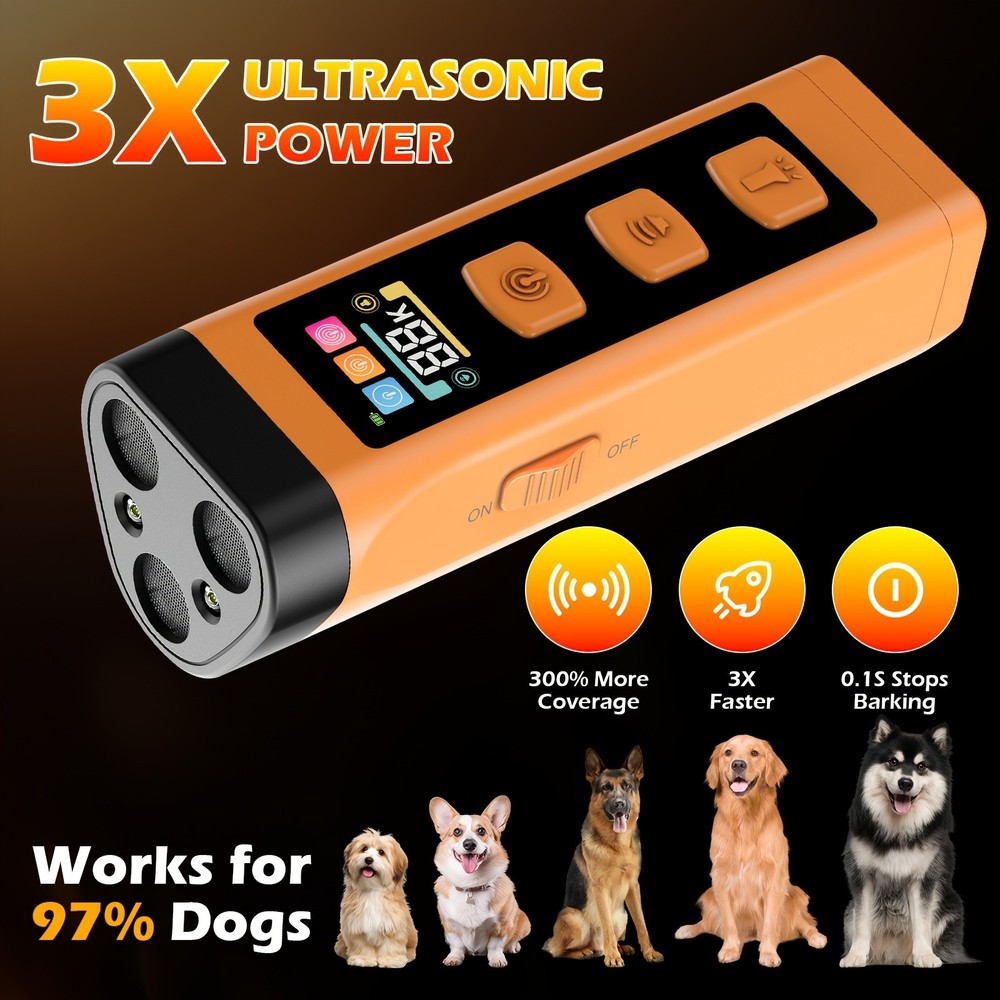Effective Long-Lasting High-Power Strobe-Equipped Pet Anti-Barking Training Tool
