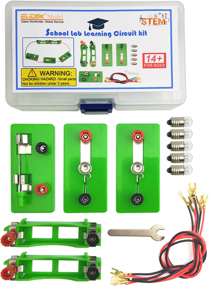 Physics Science Lab Learning Circuit kit,Electricity Experiment Set,Building ...