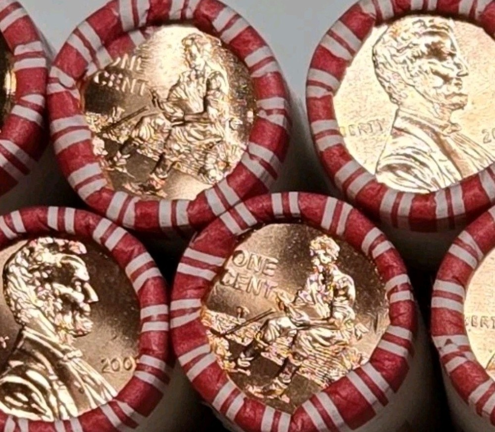 25 Rolls 2009 P FORMATIVE YEARS Lincoln Cent BU Estate Find, 9 Errors Poss!