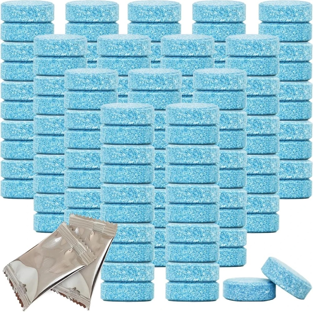 400 Pieces Car Windshield Washer Fluid Concentrated Tablets Solid Windshield Eff