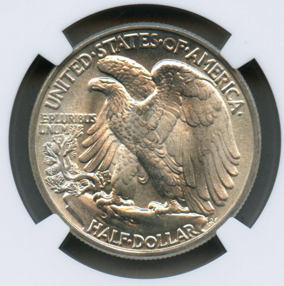 1946 Walking Liberty Silver Half Dollar NGC MS 66